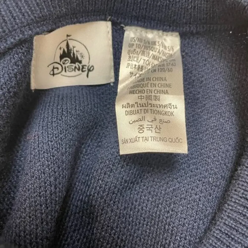 Disney Boy's Stitch Holiday Sweater Navy Blue Size‎ 5/6
